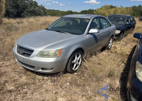 2007 Hyundai Sonata Limited/Se V6 из США, поврежденный, VIN 5NPEU46F97H186891